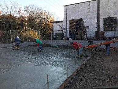 Reinforced concrete slab
